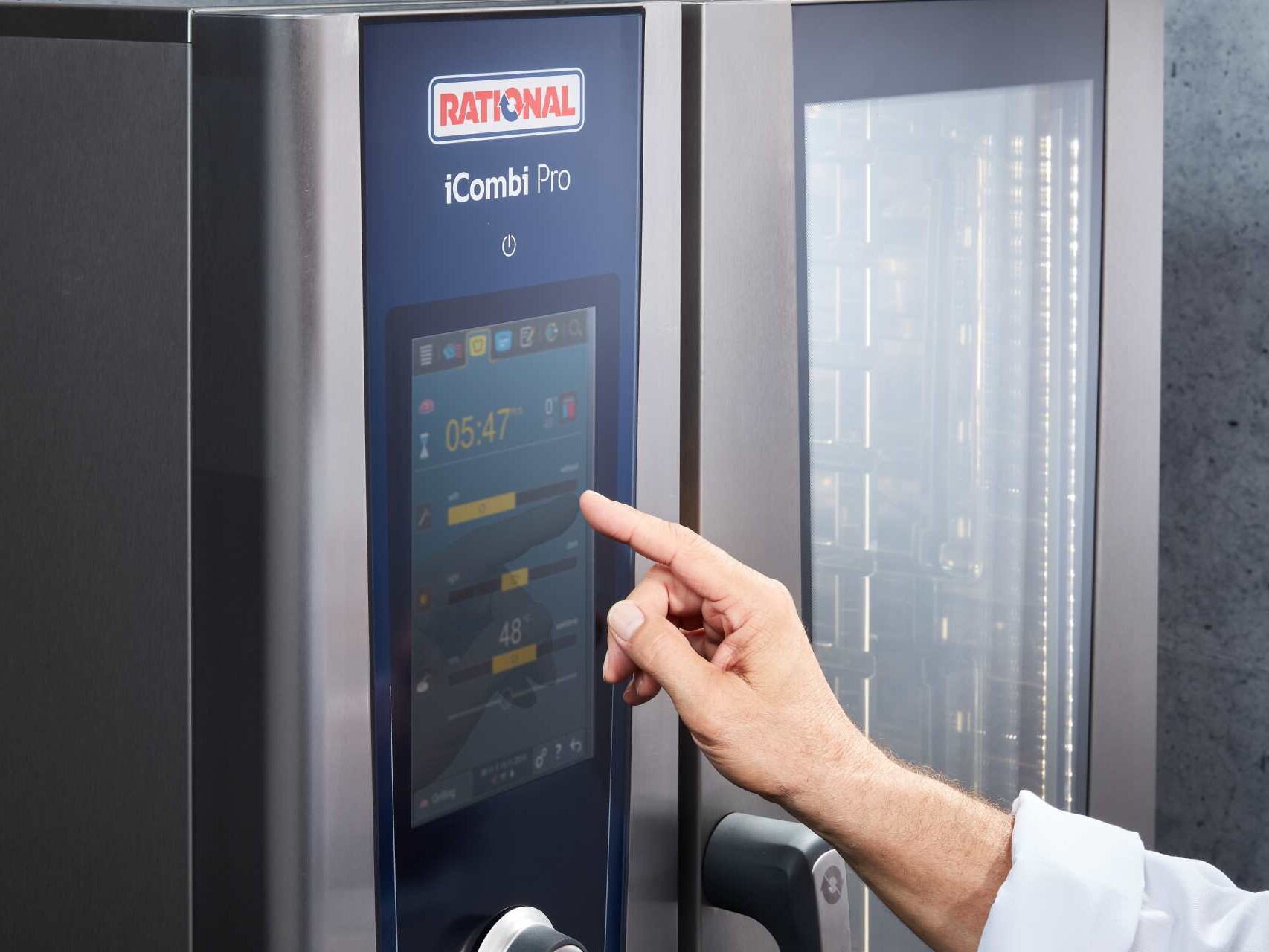 panel táctil inteligente del horno Rational